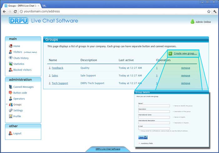 Configure Chat On Your Website